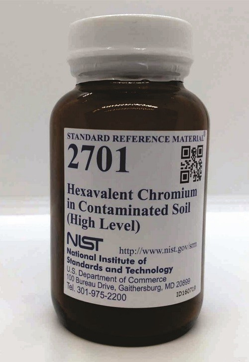 SRM 2701 - 受污染土壤中的六價鉻(高水平)