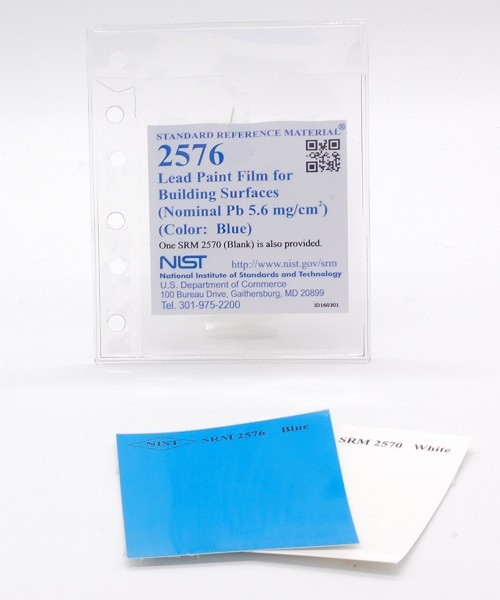 SRM 2576 - 建筑表面鉛涂料(標(biāo)稱鉛5.6毫克/厘米)2)(顏色：藍(lán)色)