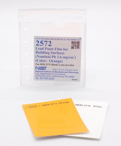  SRM 2572 - 建筑表面鉛涂料(標稱鉛1.6毫克/厘米)2)(顏色：橙色)