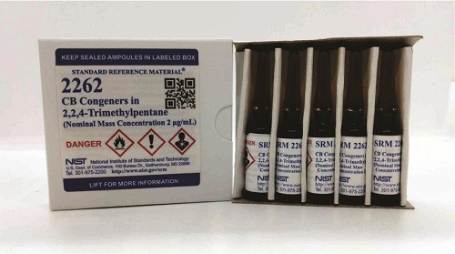  SRM 2262 - 2，2，4-三甲基戊烷中的氯化聯(lián)苯同系物(標(biāo)稱質(zhì)量濃度為2μg/mL)