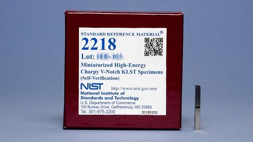 SRM 2218 - 微型高能Charpy V-缺口KLST樣品(自驗證)
