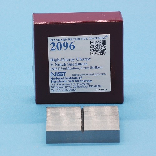  SRM 2096 - 高能Charpy V-缺口標(biāo)本(NIST-驗(yàn)證，8毫米-前鋒)