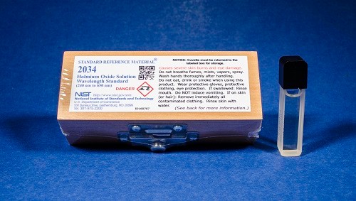 SRM 2034 - 氧化鈥溶液波長(zhǎng)標(biāo)準(zhǔn)(240 nm至650 nm)