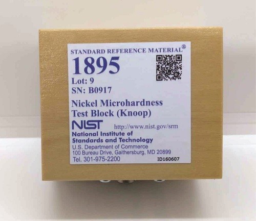 SRM 1895 - 鎳顯微硬度測試塊(Knoop)標(biāo)準(zhǔn)品