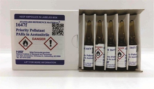  SRM 1647f - 乙腈中的優(yōu)先污染物多環(huán)芳烴標(biāo)準(zhǔn)物質(zhì)