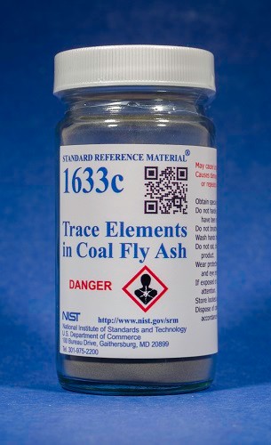  SRM 1633c - 粉煤灰標(biāo)準(zhǔn)物質(zhì)
