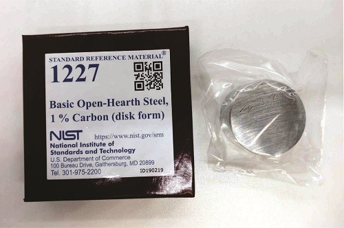 SRM 1227 - 堿性開敞式鋼，1%碳標準品