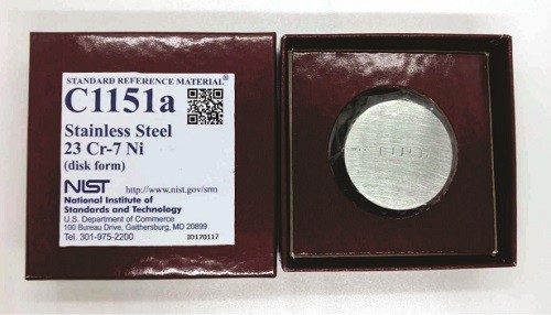 SRM C1151a - 不銹鋼23Cr-7Ni標(biāo)準(zhǔn)品