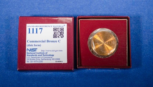 SRM 1117 - 光學(xué)發(fā)射和X射線光譜分析的商業(yè)青銅標(biāo)準(zhǔn)品