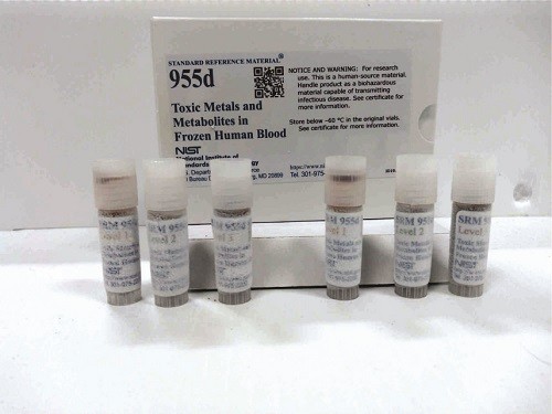 SRM 955d - 有毒金屬及代謝物（人血液）