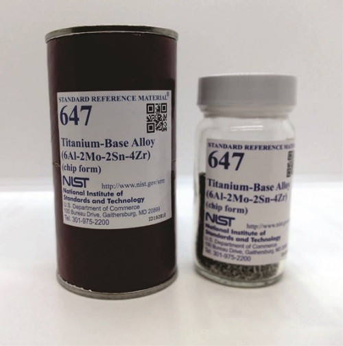SRM 647 - 鈦合金，鋁鉬錫鋯標(biāo)準(zhǔn)品