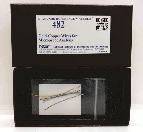 SRM 482 - 微探針分析用金銅絲標(biāo)準(zhǔn)品