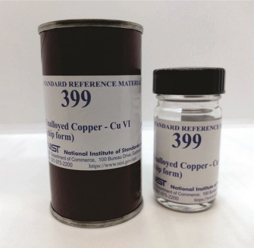  SRM 399 - 非合金銅-銅VI標(biāo)準(zhǔn)品