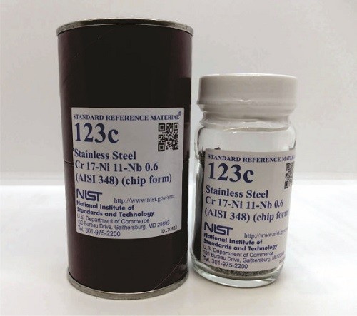 SRM 123c - 不銹鋼，Cr-Ni-Nb(AISI 348)標準品